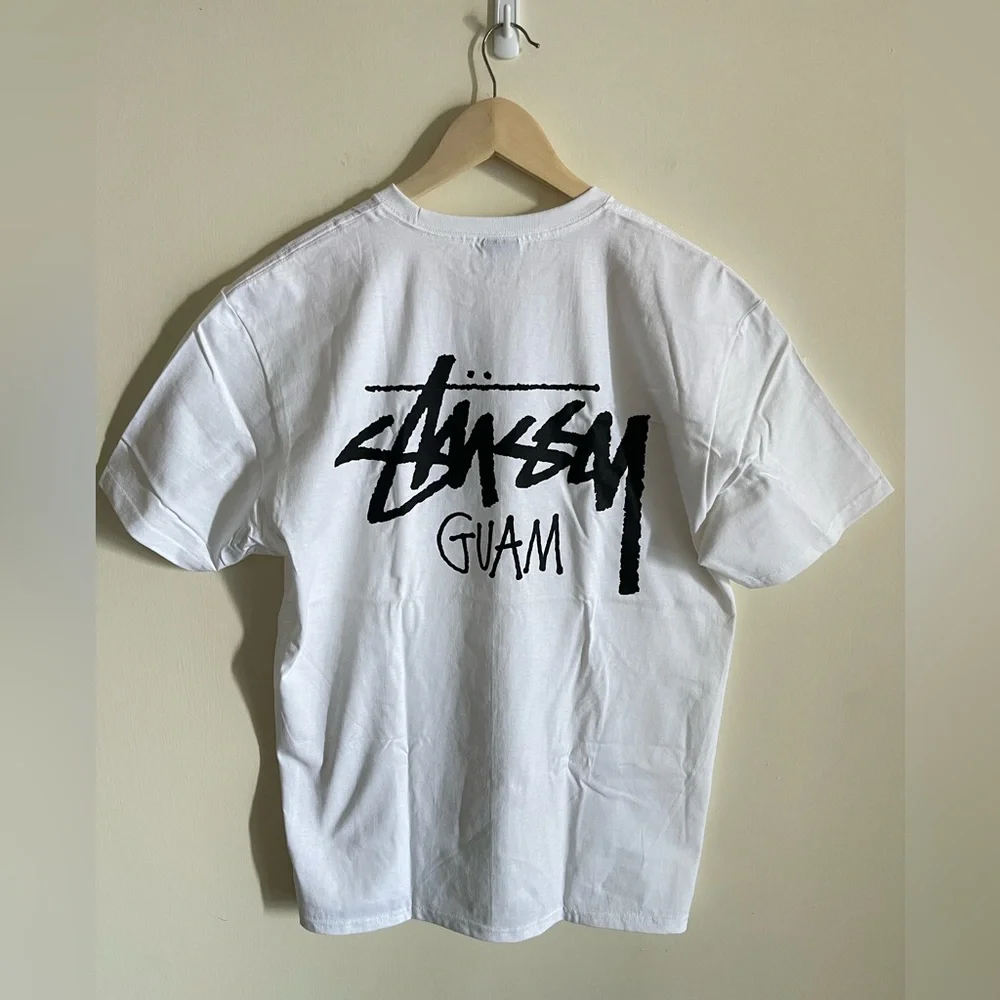 Stussy GUAM Tシャツ ホワイト L サイズ Stussy | Shirts | Stussy Guam Exclusive White Tshirt | Poshmark